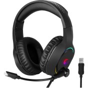 Resim Rampage Bygame-X3 Siyah 7.1 USB Surround Rgb Işık Efektli Gaming Oyuncu Mikrofonlu Kulaklık 