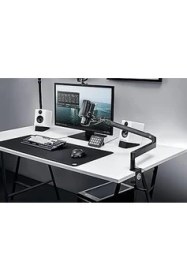 Resim Wave Düşük Profil Mikrofon Taşıyıcı Kol, 360 Derece Yatay & 90 Derece Diker Ayarlama, Kablo Gizleme Kanalları (10AAN9901) 