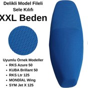 Resim EŞREFOĞLU-EMA Scooter Sele Kılıfı File Mavi Xxl Beden 