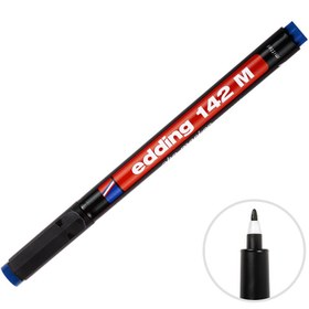 Resim Edding 142 M Permanent Asetat CD Kalemi 1 mm Uçlu Mavi 10 Adet 