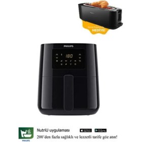 Resim Allians Sağlıklı Pişirme Seti: Airfryer ve Ekmek Kızartma Makinesi Hediyeli 