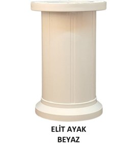 Resim Elit Ayak, 10 Cm Beyaz Baza, Yatak, Koltuk, Masa, Kanepe Ayağı Beyaz 