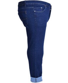 Resim Bugi Star Siyah Klasik Fit Büyük Beden Yüksek Bel Normal Paça Erkek Kot Pantolon 