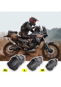 Resim Rhinowalk Su Geçirmez Motosiklet Çantası M Beden 9+9 18litre Hacim Siyah 