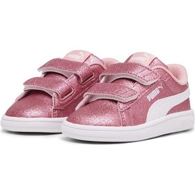 Resim Puma 39468801 Smash 3.0 Glit Glam V In Kız Bebek Günlük Spor Ayakkabı Renkli Çok Renkli 