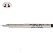 Resim Faber-Castell Çizim Kalemi Ecco Pigment 0.8 MM Siyah 16 68 99 