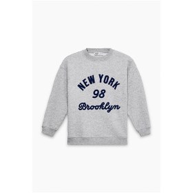 Resim Grimelange Burke Erkek Çocuk Baskılı Grimelanj Swaetshirt 