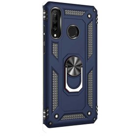 Resim Gpack Huawei P30 Lite Kılıf Vega Standlı Yüzüklü MıknatıslıNano Glass 