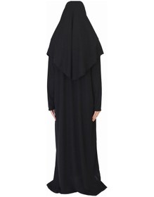 Resim Zehranaz Namaz Elbisesi Siyah Fermuarsız Namaz Elbisesi Siyah 