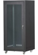 Resim setracker Setrack 16u 600x600 Camlı Tekerlekli Rack Kabinet 