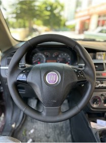 Resim Fiat Linea Tuşlu Araca Özel Direksiyon Kılıfı 