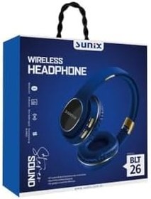 Resim Sunix Blt26 Kulaküstü Kulaklık Mavi 