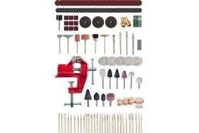 Resim Proxtech 146 Parça Gravür Cam Oyma Delme Parlatma Taşlama Zımpara Mengeneli Dremel Gravür Oyma Set 