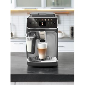 Resim Philips Tam Otomatik LatteGo Espresso Makinesi, 20 Sıcak ve Soğuk İçecek, SilentBrew Teknolojisi, Hızlı Başlangıç, Taze Öğütülmüş Çekirdeklerden Aromatik Kahve, Onerous Lambader Hediye 