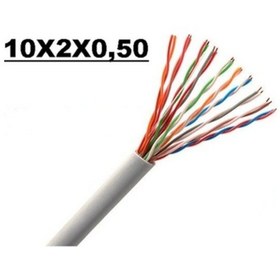 Resim Tam Bakır 10x2x0.40 Telefon Hat Kablosu 100 M 