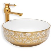 Resim LENA Eva Banyo E-8115 Tezgah Üstü Porselen Lavabo 