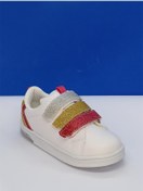 Resim Cool Kız Çocuk Beyaz Simli Sneaker Mami Ptk 