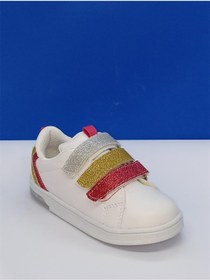 Resim Cool Kız Çocuk Beyaz Simli Sneaker Mami Ptk 