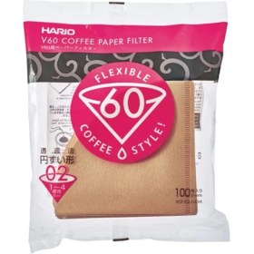 Resim V60 02 Dripper Filtresi Natürel (100 Adet) 