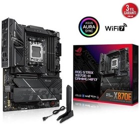 Resim Asus Rog Strıx X870E Gaming Wifi 7 Ddr5 Hdmı-dp Typce Pcıe 5.0 Am5 