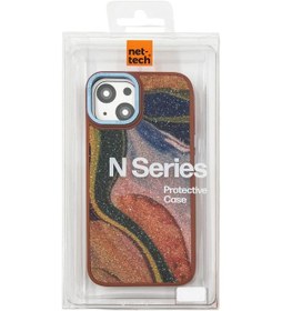 Resim Nettech İphone 15 Uyumlu Nt-n029 Arka Koruma Kılıf - Kahverengi Kahverengi 