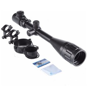 Resim Tr-nikula 6-24x50 Aoe Ateşli Aletler Dürbünü Çift Işık Kırmızı yeşil Kaynaklı Zoomlu Siyah 