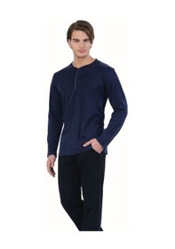 Resim Polo Club Uzun Kol Erkek Pijama Takımı 881 001 