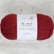 Resim La Mia Diamond Bordo El Örgü İpi - L065 - 33726 