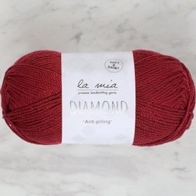Resim La Mia Diamond Bordo El Örgü İpi - L065 - 33726 