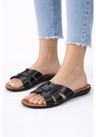 Resim Polex 5304-c Yazlık Kadın Gündelik Terlik Sokak Ev Terliği Siyah 