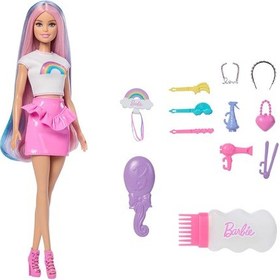 Resim Barbie Gökkuşağı Saçlar Bebekler Jjp07 