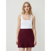 Resim Jimmy Key Düz Kesim Normal Bel Kadın Mini Etek (5WW075196) 