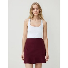 Resim Jimmy Key Düz Kesim Normal Bel Kadın Mini Etek (5WW075196) 