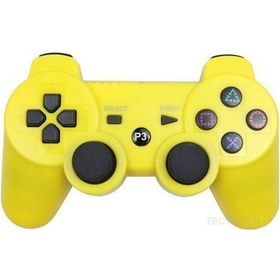 Resim Ps3 Dualshock 3 Kablosuz Oyun Kolu Renk Seçenekli - Sarı 