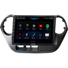 Resim Alpine AW409 Hyundai i10 9 inç Carplay Androidauto Multimedya Sistemi 