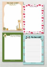 Resim Note Pad Bloknot 10x14 Cm 4lü 