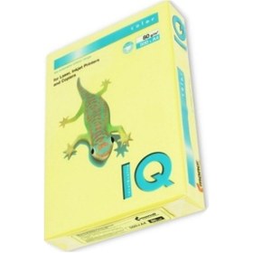 Resim Iq Color Renkli Fotokopi Kağıdı 80Gr 500Lü Sarı 