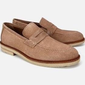 Resim HOTİÇ Erkek Süet Deri Siyah Klasik Loafer 