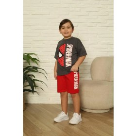 Resim Cg Kids Örümcek Adam Erkek Çocuk Tshirt&şort Erkek Çocuk Alt Üst Takım 