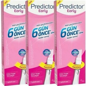 Resim Predictor Predıctor Early Gebelık Test-3 KUTU-SKT:07/2023 