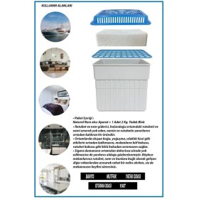 Resim Saban 2 Kg. Dikdörtgen Nem Alıcı Aparat Naturel ( 2 Kg. Blok ) 