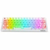 Resim K617CT-RGB Fizz Şeffaf Kompakt 61 Tuşlu Oyuncu Klavyesi Red Switch Redragon