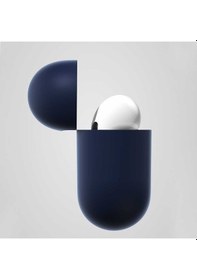 Resim Airpods 3 Uyumlu Kılıf Benks Liquid Silikon PC Kılıf ZORE-270294 Siyah 