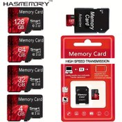 Resim Hasmemory Kırmızı Siyah Havai Fişekler TF Kartı, Yüksek Hızlı Sınıf 10 U3 Depolama Kartı - 128GB, 100GB, 64GB, 32GB, 4GB, 256MB Seçenekleri, Akıllı Telefonlar, Tabletler, Kameralar, Oyun Konsolları, Araç Kamera vb. İçin Güvenilir Performans Sağlar, Ücretsiz SD Adaptörü Dahil 