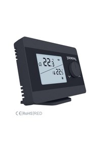 Resim General Life Illona Ht250s Rf Kablosuz Oda Termostatı - Siyah 