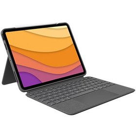 Resim Logitech Kombinasyonu iPad Air Touch Panelli Klavyeli Tablet Kılıfı 