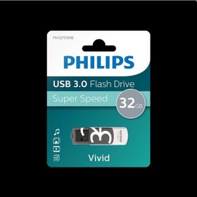 Resim Phılıps Fm32fd00b, 32gb, Usb 3.0, Vivid, Gölge Grisi, Flash Disk 