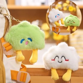 Resim OEMG Yeni Küçük Peluş Kolye Okul Çantası Çekicilik Anahtarlık Yeni Butik Kapma Makinesi Klip Bebek Makine Bebekleri (Yurt Dışından) 