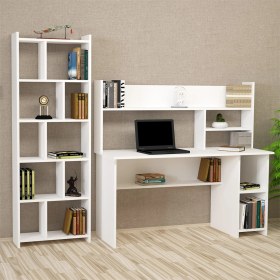 Resim Kalender Dekor Jimmy Snow 145 cm Çalışma Masası Takımı 