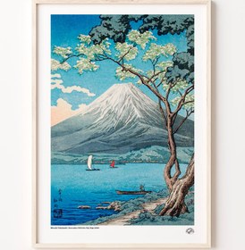 Resim Yamanaka Gölü'nden Fuji Dağı, Poster 